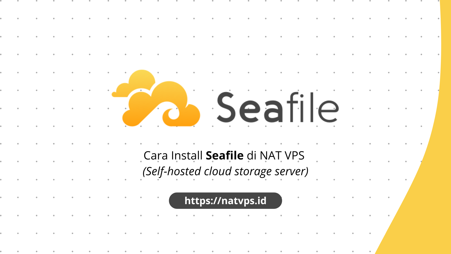 Install Seafile Cloud Storage on NAT VPS