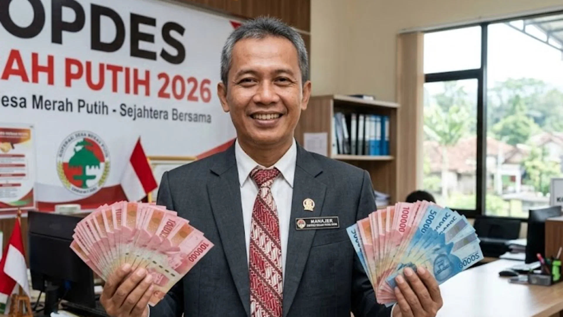 What is the salary for the Red and White Kopdes Manager in 2026? This is the Estimated Gapok & Benefits Received