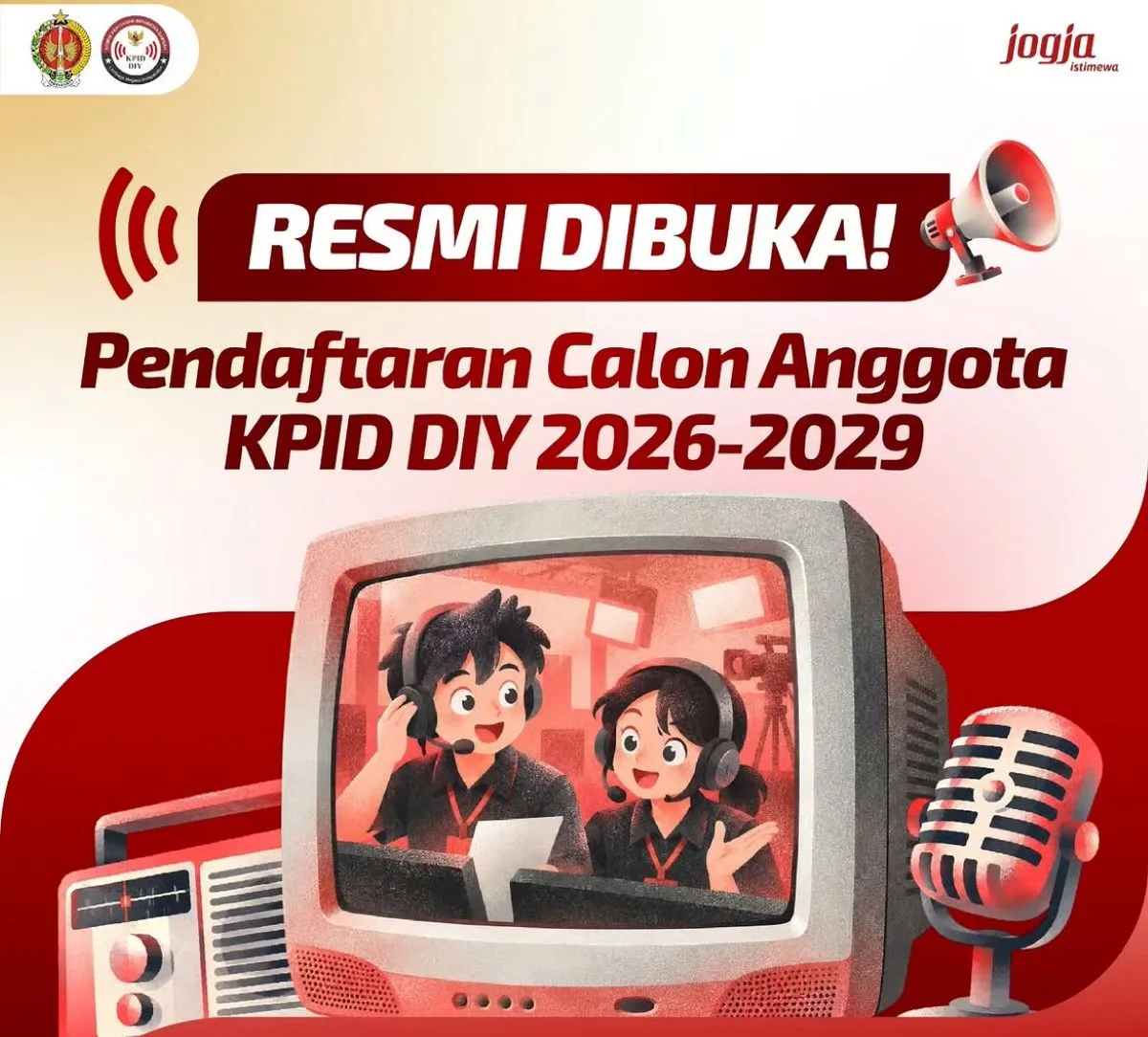 Pendaftaran Calon Anggota KPID DIY 2026-2029 Dibuka, Cek Syarat dan Estimasi Gaji